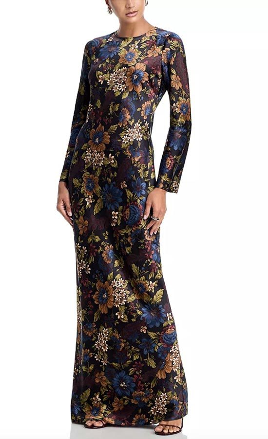 floor grazing floral evening gown fountainof30