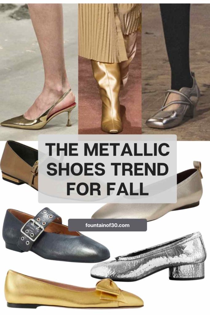 Metallic shoes aren’t just for parties anymore—they’re perfect for daytime too! Discover the best metallic shoes for falll that are stylish, wearable, and timeless for women over 50.
#FallFashion #MetallicShoesTrend #Over50Style #FallShoes #FashionInspiration
