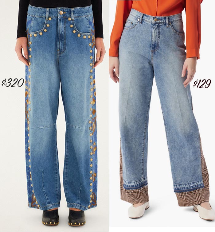 Mixed Media Denim jeans splurge or steal fountainof30