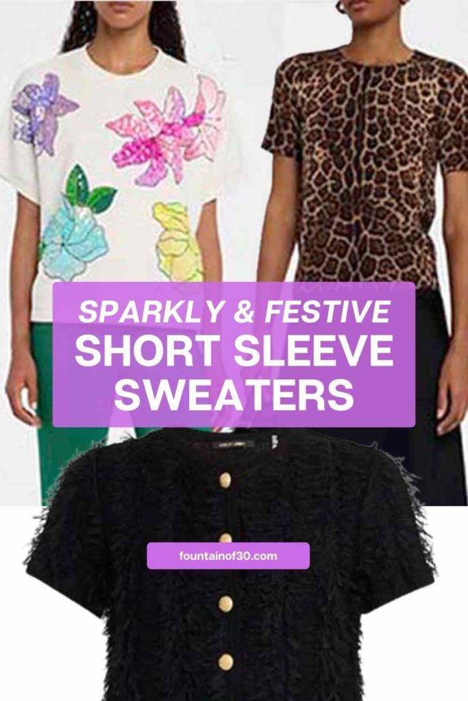 Short sleeve sweaters are back—and they’re not what you remembered. Think Audrey Hepburn vibes meets modern ease. Explore my favorite picks + styling ideas. #VintageInspired #EffortlessStyle #holidaystyle #over50 #fashion