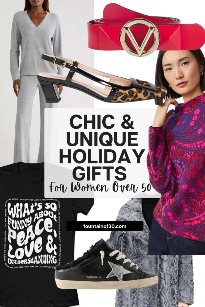 Looking for unique and stylish gifts for women over 50? Here are the fashion finds on my holiday wish list this year — bold, chic, and useful. #GiftGuide #WomenOver50Style #HolidayShopping #FashionOver50Looking for unique and stylish gifts for women over 50? Here are the fashion finds on my holiday wish list this year — bold, chic, and useful. #GiftGuide #WomenOver50Style #HolidayShopping #FashionOver50