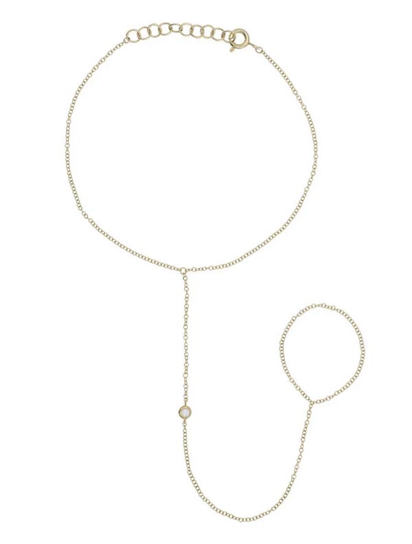 Ali Weiss Single Diamond Hand Chain