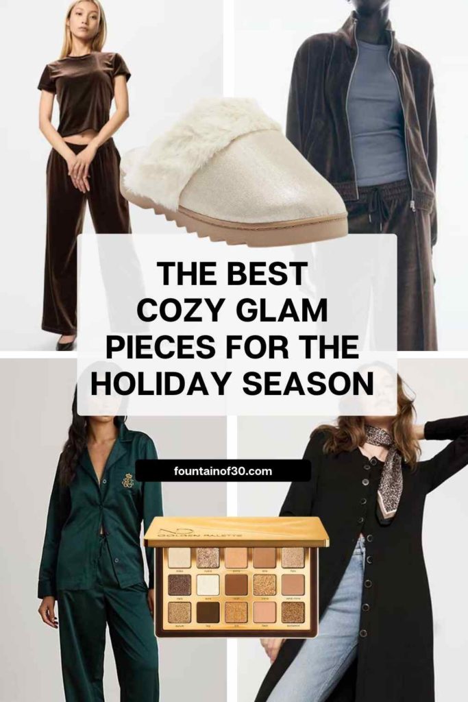 From velvet sets to holiday pajamas and statement jewelry, these pieces make it easy to stay warm, comfy, and stylish all season long. #HolidayLooks #WomenOver50Fashion #CozyOutfits #HolidayVibes #WinterFashion2