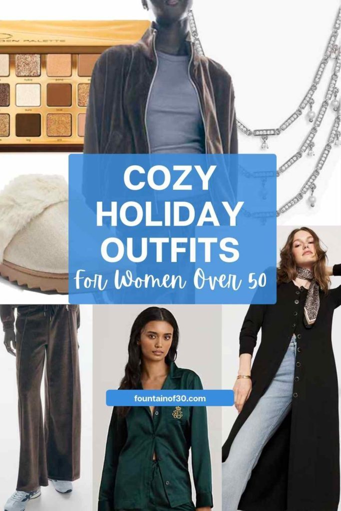 Want to feel festive without giving up comfort? These cozy holiday fashion picks are perfect for hosting, lounging, or low-key celebrations. #HolidayStyle #CozyGlam #FashionOver50 #Holiday2025 #VelvetOutfits #WinterChic