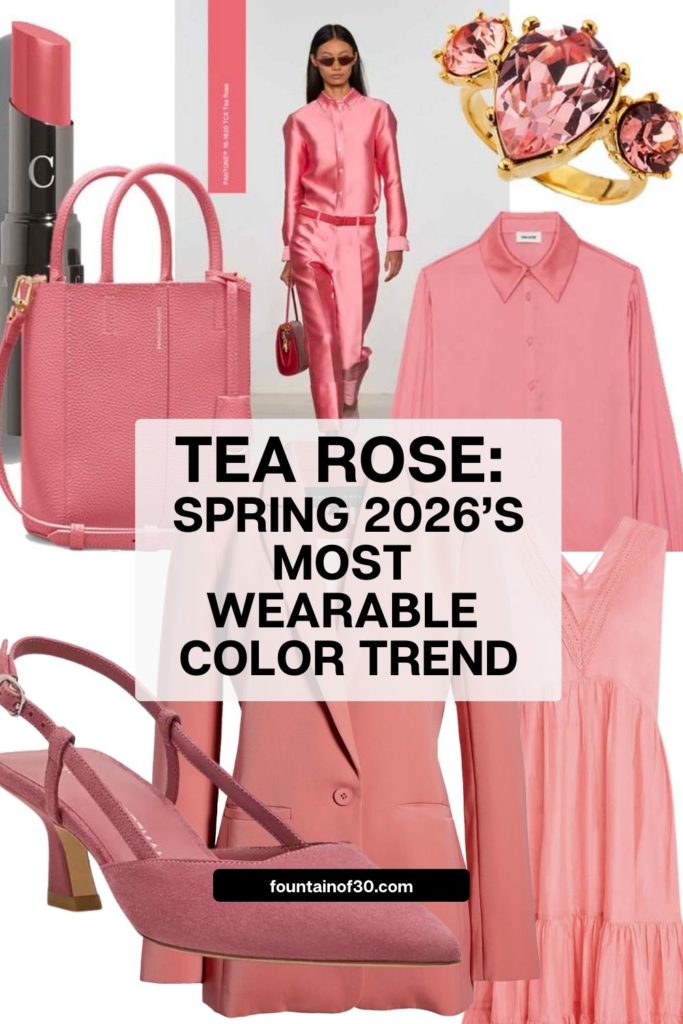 Tea Rose is one of Spring 2026’s freshest fashion color trends — soft, flattering, and surprisingly versatile. See how to style it and shop chic Tea Rose pieces for every wardrobe.
#SpringFashion #TeaRose #FashionTrends2026 #StyleOver50