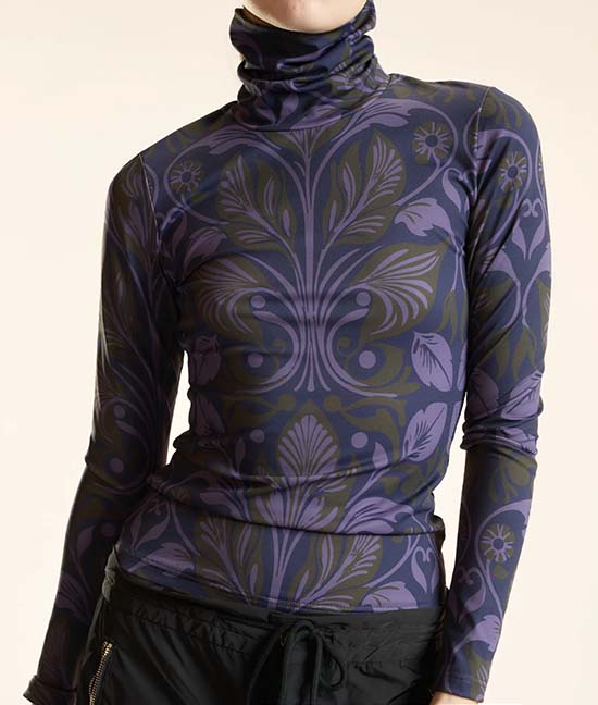 Cynthia Rowley Art Nouveau Turtleneck