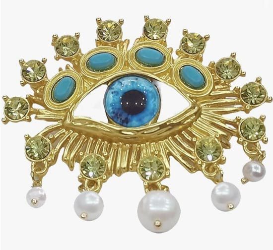 Evil Eye Brooch