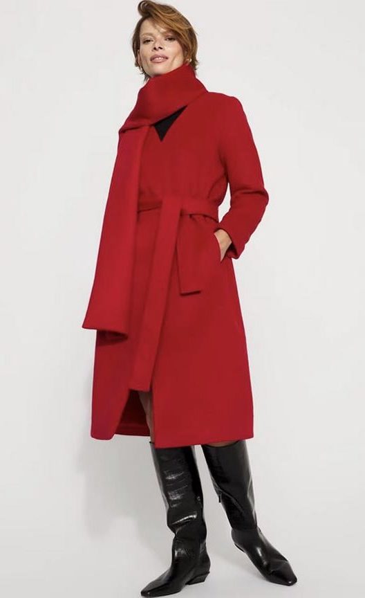 re Scarf Wool-Blend Coat winter 2026 trends fountainof30