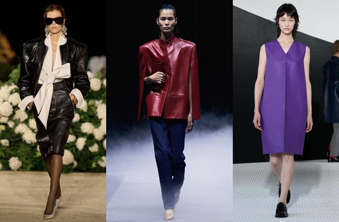 leather runway trend spring 2026 fountainof30
