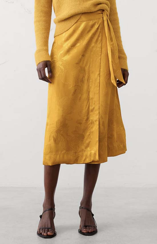 Banana Republic FactoryJacquard Wrap Midi Skirt