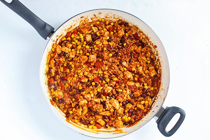 Reduce heat to low, cover and simmer