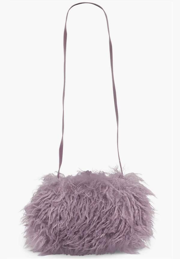 Jeffrey Campbell Bestowed Faux Fur Shoulder Bag