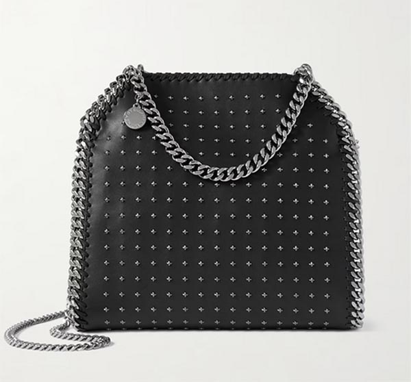 Stella McCartney The Falabella Mini Studded Shoulder Bag