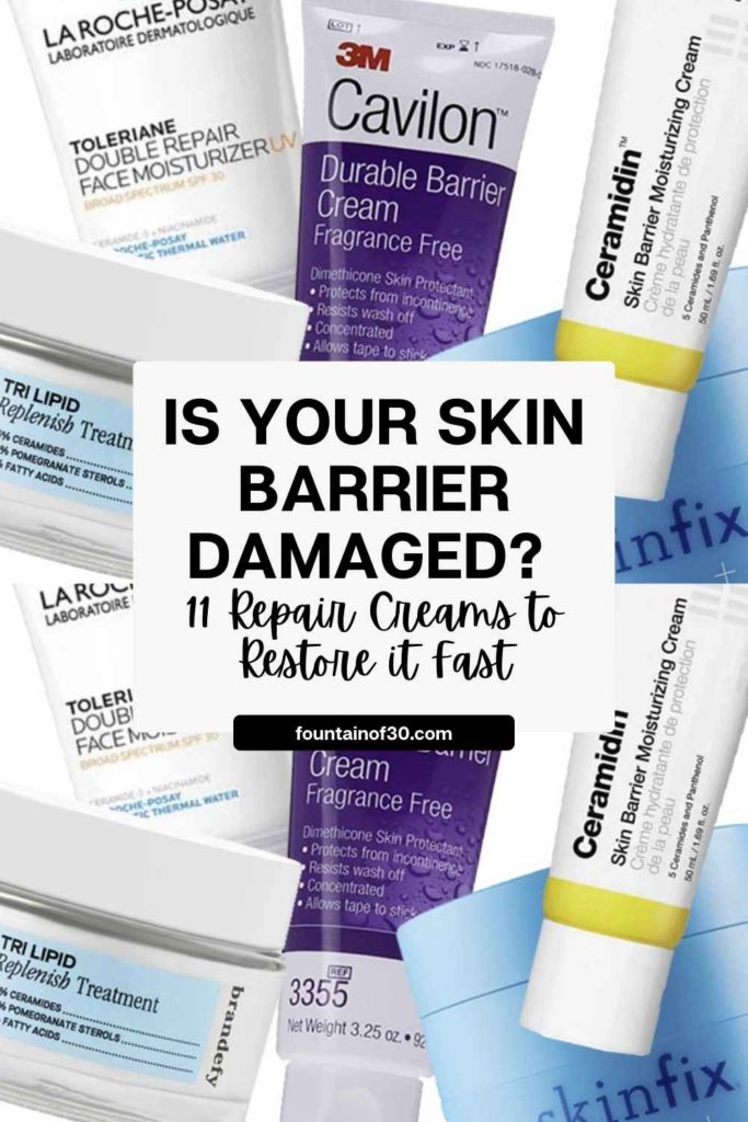 Dealing with dry or irritated skin? These best skin barrier repair creams help restore moisture, calm sensitivity, and strengthen your skin for a healthier glow. Perfect for mature, sensitive, or over-exfoliated skin. #skinbarrierrepair #dryskincare #sensitiveskin #skincareover40 #skincareover50