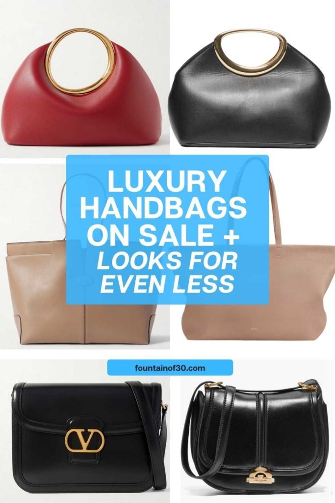 Thinking about investing in a designer bag? These timeless luxury handbags are currently on sale — plus affordable look-for-less options. #DesignerHandbags #LuxuryStyle #InvestmentPieces #Over50Fashion #ClassicStyle