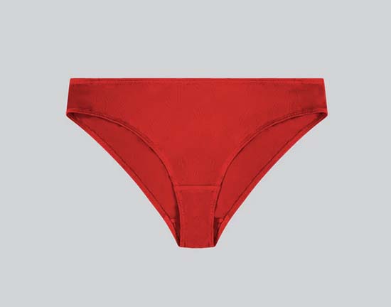 red KENT Organic Supima Cotton Bikini Underwear