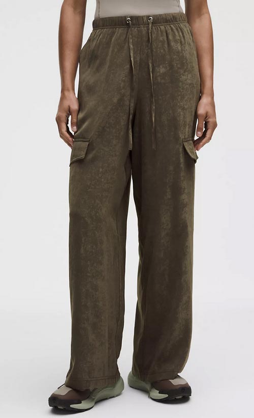 Matte Satin Cargo Pants fountainof30