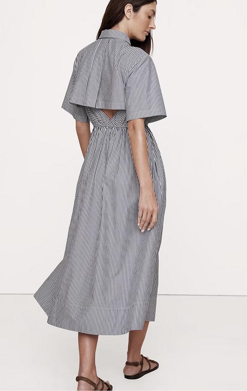 Open-Back Shirt Dress resort trends fountqnof30