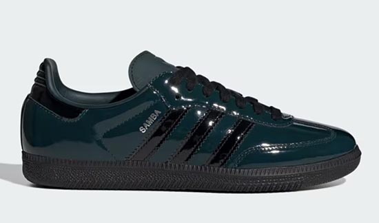 teal Adidas Samba OG Shoes