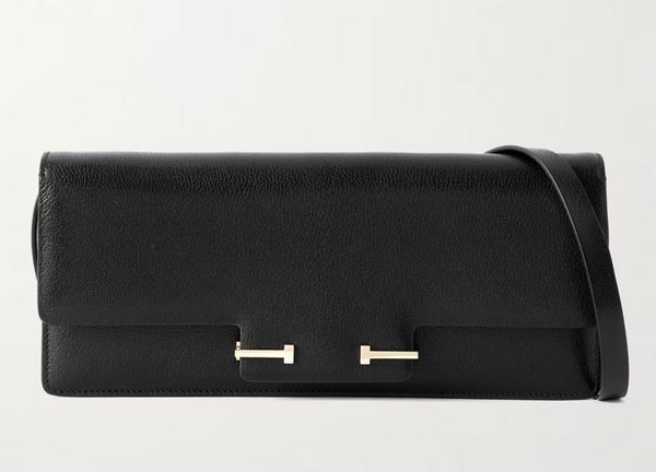 Tom Ford Textured-leather Clutch