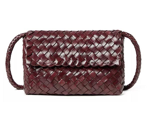 Loeffler Randall Vinnie Mini Woven Leather Crossbody