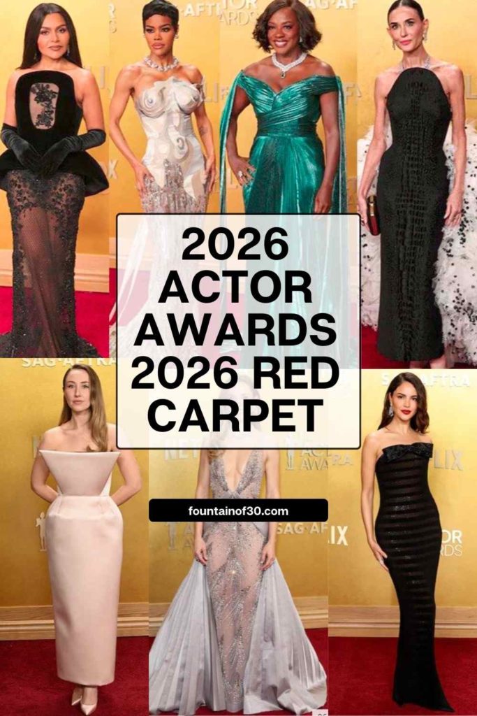 The Actor Awards 2026 red carpet embraced “Reimagining Hollywood Glamour from the ’20s and ’30s.” From liquid satin gowns to architectural silhouettes, see which stars nailed the Old Hollywood vibe and who took creative liberties. #RedCarpetFashion #OldHollywoodGlamour #ActorAwards #CelebrityStyle #AwardsSeason