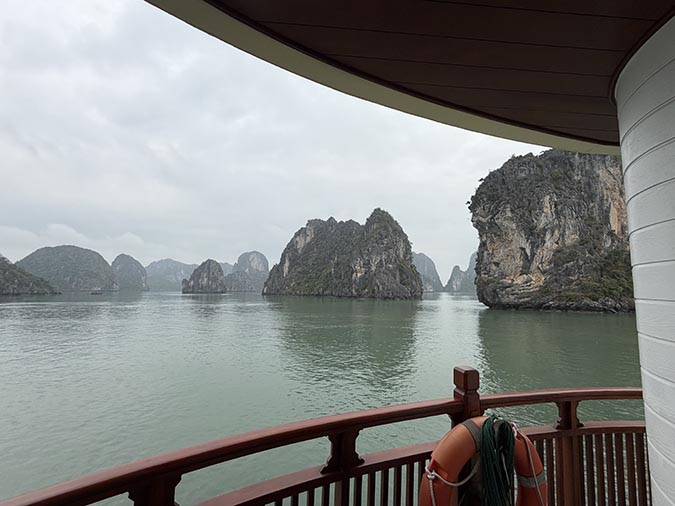 The waters of Ha Long Bay
