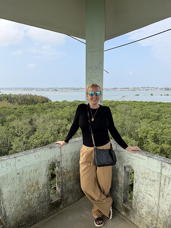 On a lighthouse in Hue