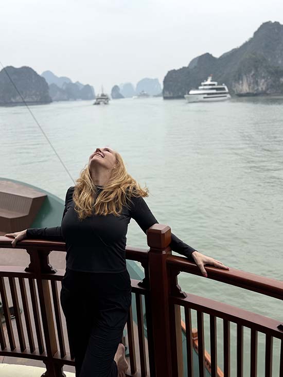 Thrilled to be in Lan Ha Bay!