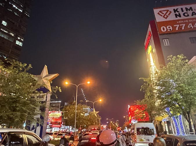 Saigon at night