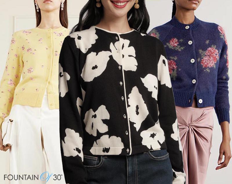 best floral cardigans for spring and how to style fountainof30