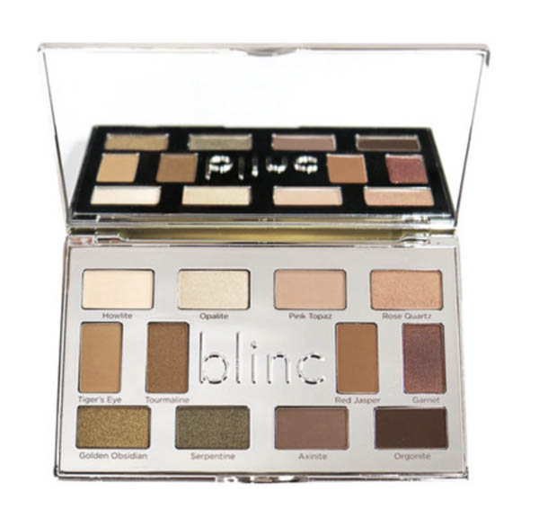 blinc The Rare Gem Eye Shadow Palette in metallics for a natural look