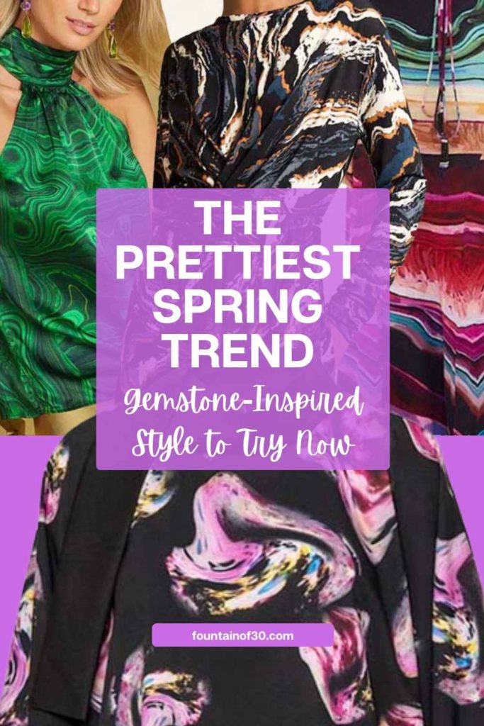 Gemstone prints are trending for Spring 2026. Think less costume, more chic—these outfit ideas make the look easy and elevated.