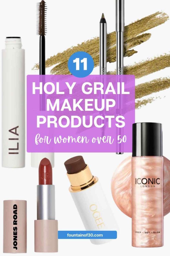 Searching for makeup that truly works over 50? These 2026 holy grail makeup favorites deliver glow, coverage, and natural radiance without settling into fine lines. #makeupover50 #beautyover50 #matureskinmakeup #midlifebeauty #holygrialbeauty