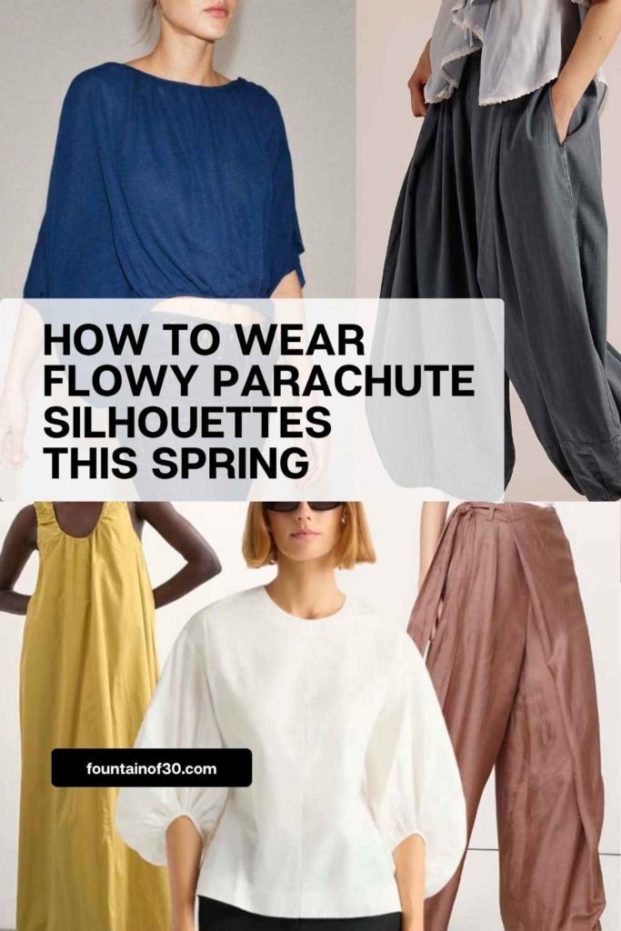 Elevate your spring wardrobe with flowy parachute silhouettes! Dresses, tops, and pants that are comfy, stylish, and effortlessly feminine. Learn how to style this 2026 trend for every occasion. #springfashion #chicstyle #flowydresses #bohochic #trendalert