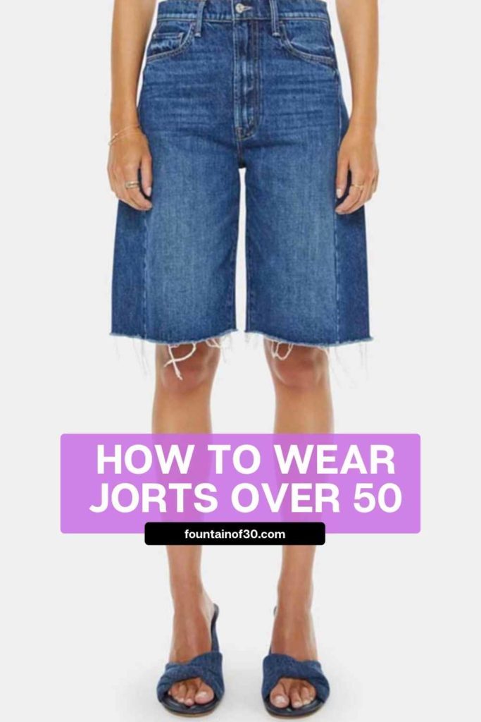 Jorts are back — longer, wider, and surprisingly flattering. See how women over 50 can style this chic denim trend for spring and summer. 