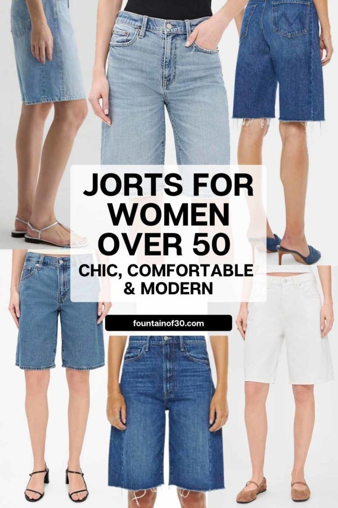 Modern jorts are longer, higher-waisted, and perfect for women over 50. Here are my favorite styles and tips for styling them this season. 
