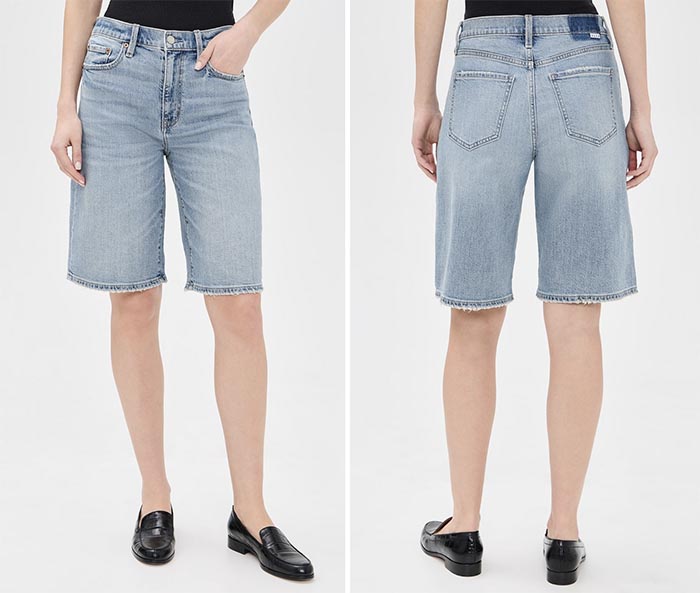 jorts for women over 50 long high waist denim shorts fountaino30