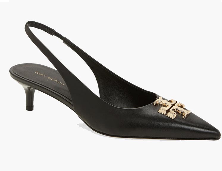 Tory Burch Eleanor Kitten Heel Slingback