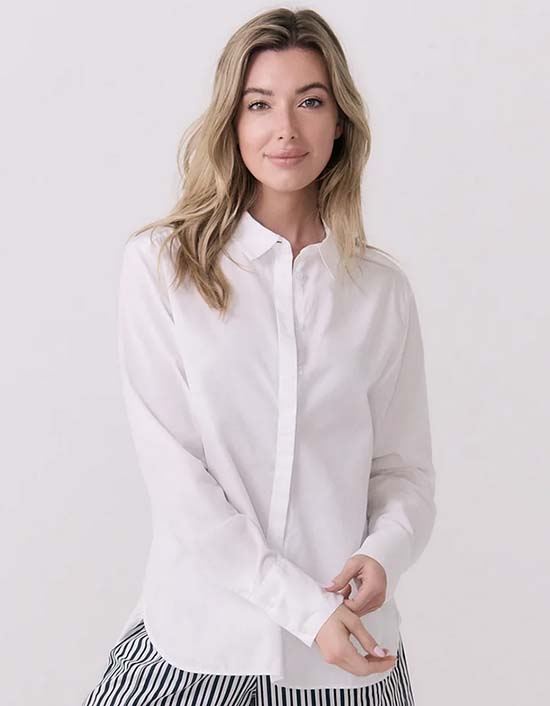 Lole Cruise white button down Shirt fountainof30