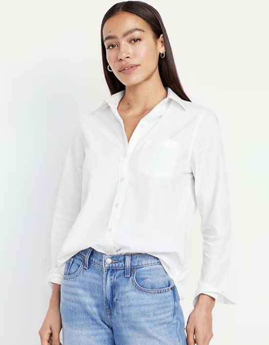 affordable Classic white Button-Down fountainof30