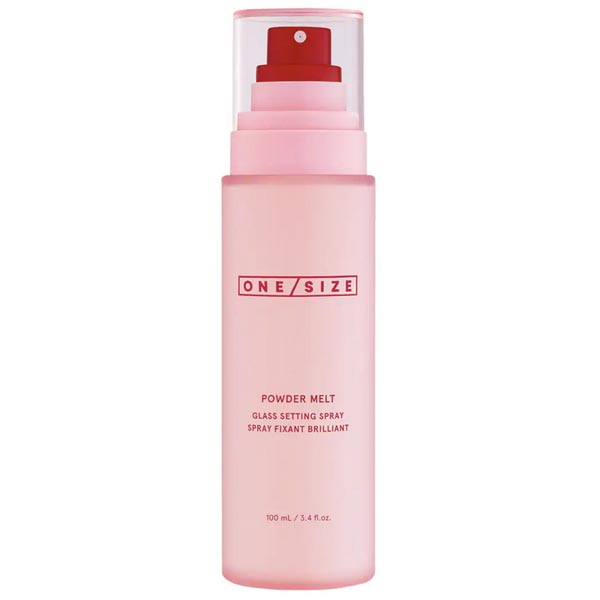 ONE/SIZE by Patrick Starrr Powder Melt Glass Setting Spray radiant finish