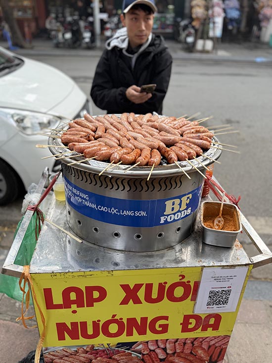 Sausage seller