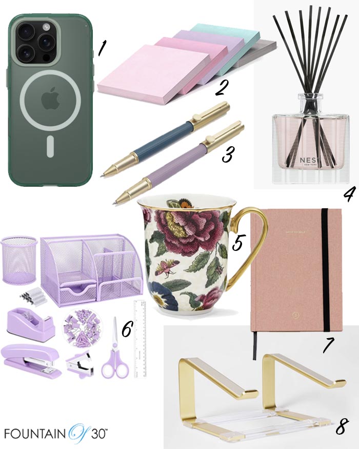 spring workspace refresh desk organizers and decor fountainof30