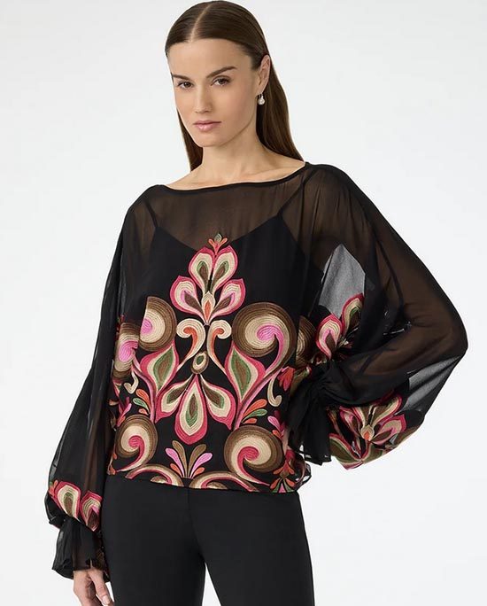 Trina Turk Soho Embroidered Top