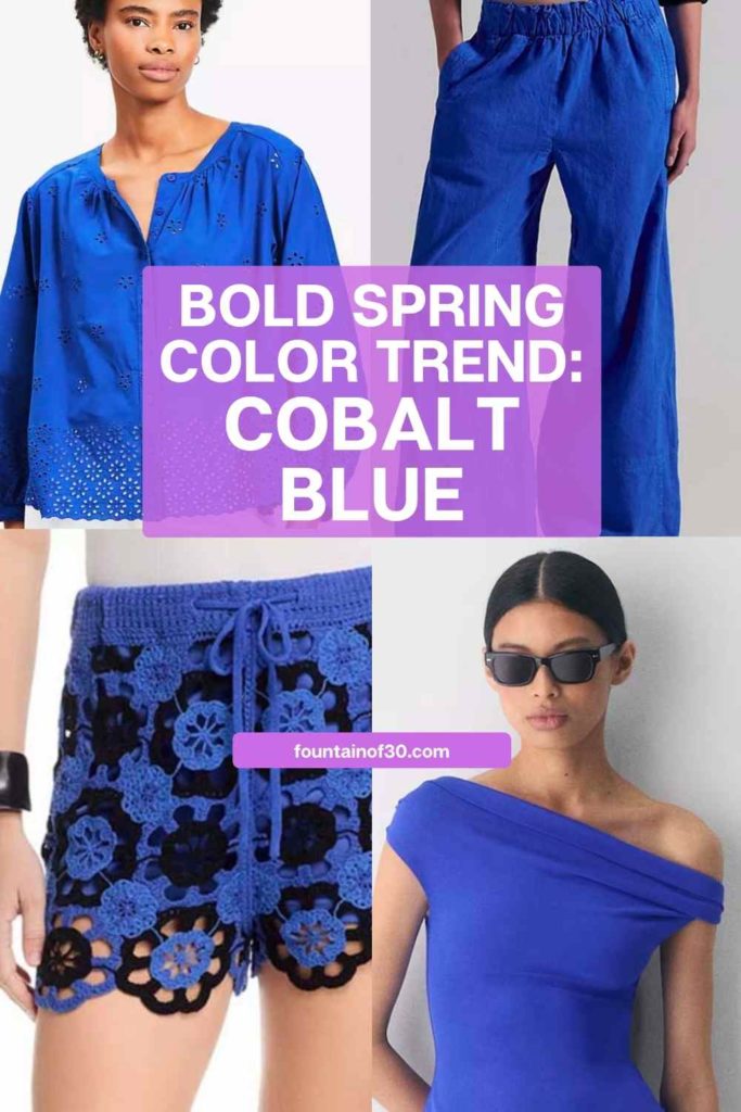 Cobalt blue is back—and it’s the easiest way to add life to your spring wardrobe. Discover chic ways to wear this standout shade.