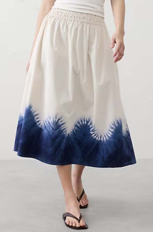 blue hem Midi Skirt outfit ideas fontainof30