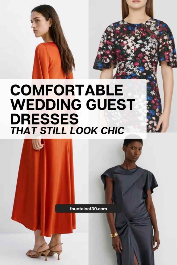 Yes, you can be comfortable and stylish. These flutter sleeve dresses are flattering, breathable, and perfect for dancing all night.
