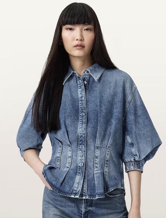 Denim Shirt jacket fountaInof30