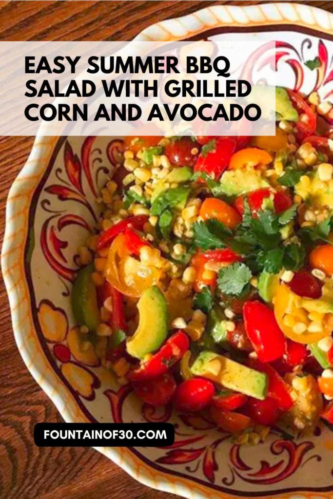 Looking for the perfect summer side dish? This easy grilled corn salad with avocado, tomatoes, cilantro, and honey lime dressing is always a crowd favorite.